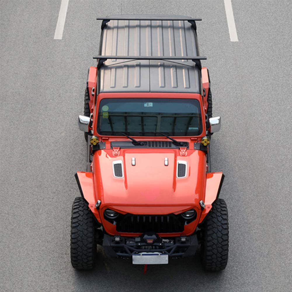 Cross Bars Roof Rail Racks Fit for Jeep Wrangler JK JL Gladiator JT 2007-2024 Crossbars