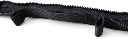 Door Strap for Jeep, Heavy Duty Strong Door Limit Strap with Zipper for 2007-2023 Jeep Wrangler JK JKU JL JLU Gladiator JT (Black) - OMOTOR