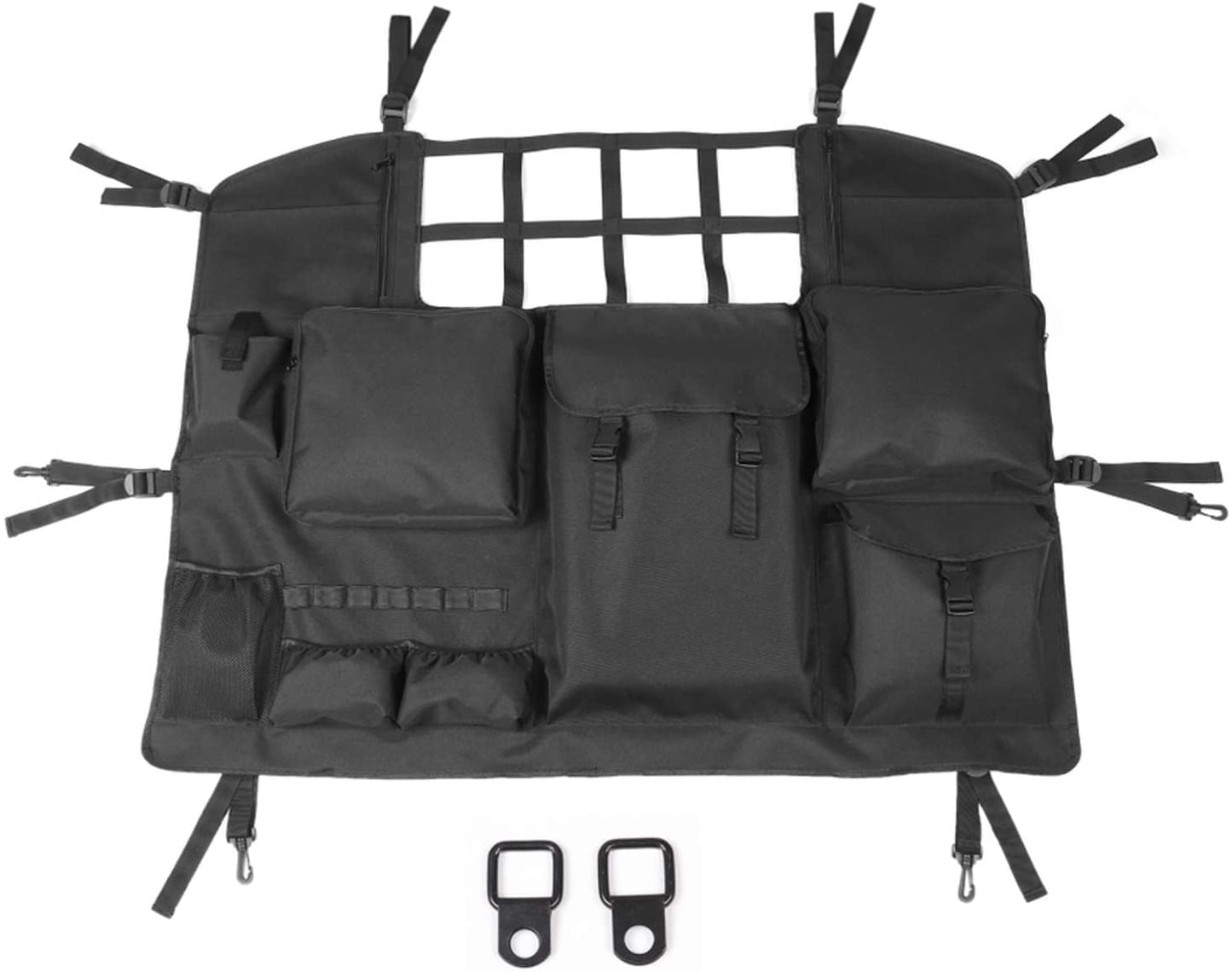 Trunk Storage Bag with Multi-Pockets Tool Kits Seat Back Organizers for Jeep JK JKU JL JLU Sahara Sport Rubicon