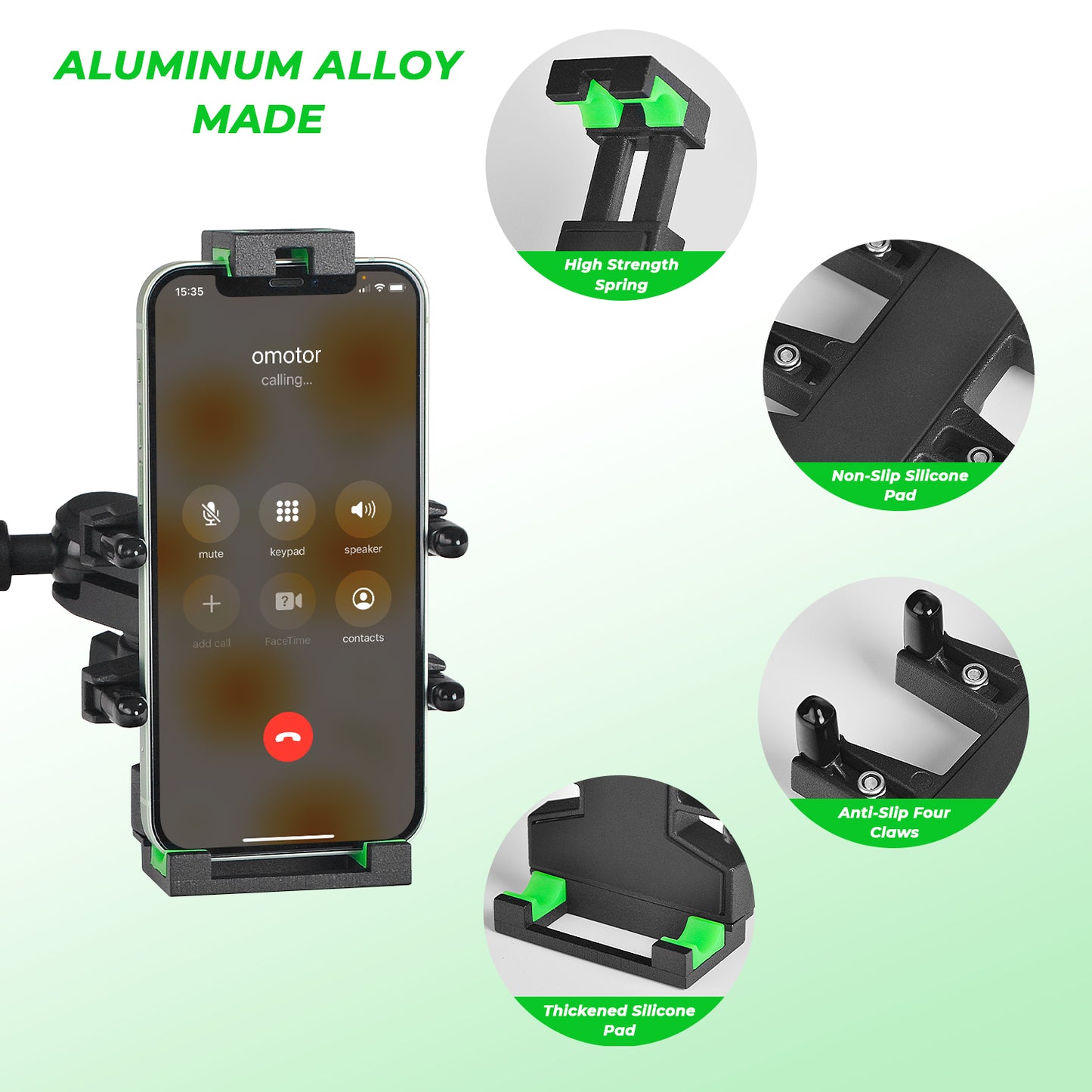 ATV/UTV Phone Holder, 360°Adjustable Mount