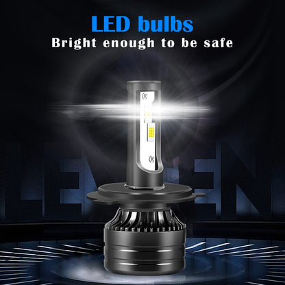 Fit For Toyota Tacoma (2005-2011) H4/9003/HB2 High Low Beam+9145 LED Fog Light Bulb Combo, 6500K White Super Bright - OMOTOR