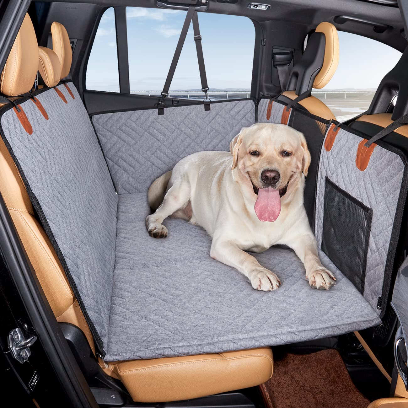 Dog Bed For Truck Back Seat TKYZ Back Seat Extender For Dogs,Large