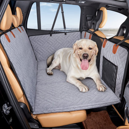 Back Seat Extender ,Dog Car Seat Cover, Camping Air Mattress, Hammock Travel Bed,Non Inflatable Car Bed Mattress for Car SUV Truck - OMOTOR