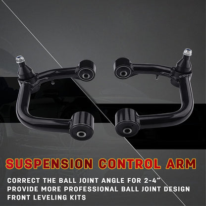 2-4" Front Upper Control Arms For 2005-2022 Tacoma with Ball Joint Both Side - OMOTOR