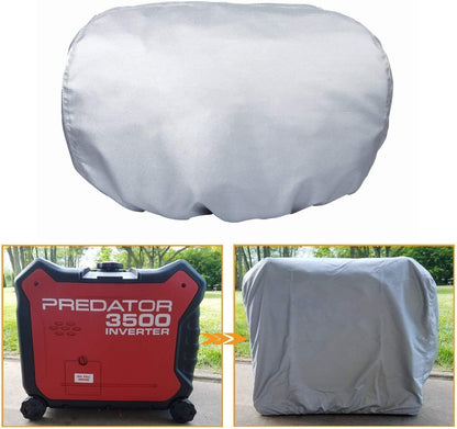 Generator Waterproof Cover for Honda Generator EU3000is Predator 3500 Silver Outdoor Power Equipment Storage Replace 08P57-ZS9-00S - OMOTOR