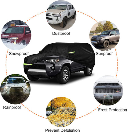 Waterproof Car Covers Replace for 2002-2022 Toyota 4runner, 6 Layers All Weather Custom - OMOTOR
