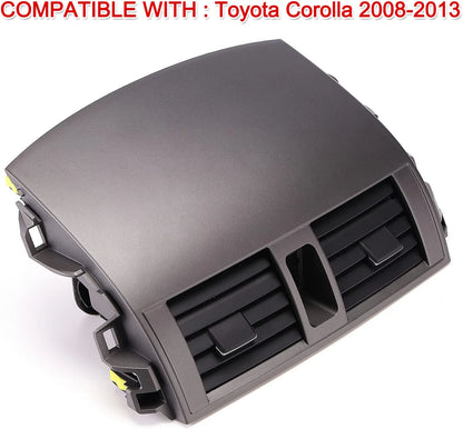 55670-02160 Center Dash A/C Outlet Air Vent Panel (No hand wheel) Compatible with Toyota Corolla 2008-2013 - OMOTOR