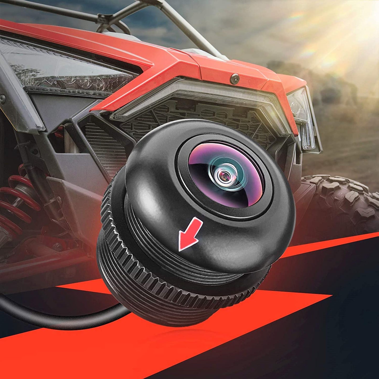 RZR Front Camera, 720HD 170 Wide-Angle Scratch Resistant Lens