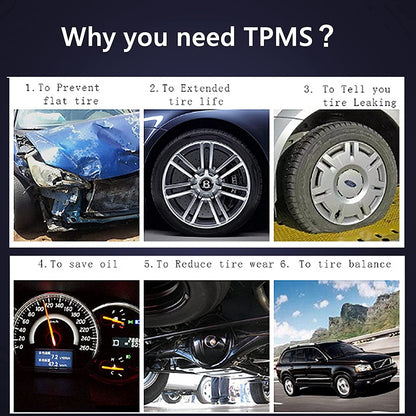 TPMS Sensor Compatible for Toyota Scion Pontiac Lexus, Camry rav4 Scion Yaris Corolla Tire Pressure Monitoring Sensor Replaces# 42607-33011 PMV-107J 42607-33021 42607-06011 315MHz - OMOTOR