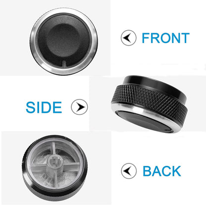 Compatible with Toyota Tacoma 2005-2015 A/C Air Conditioning Control Switch Knob Button (A Set of 3 Knobs) - OMOTOR
