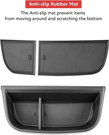 Center Console Dash Storage Tray for 2021 2022 Toyota Sienna Dashboard Organizer Insert Sunglass Holder Container Accessories - OMOTOR