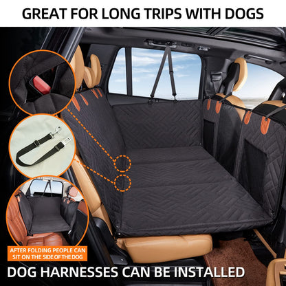 Back Seat Extender ,Dog Car Seat Cover, Camping Air Mattress, Hammock Travel Bed,Non Inflatable Car Bed Mattress for Car SUV Truck - OMOTOR