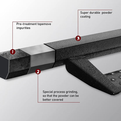Drop Down Running Boards Compatible with 2005-2023 Toyota Tacoma - OMOTOR