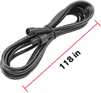 10 FT 4 Pin Extension Wire Cable All Brands RGB Rock Lights/ Whip Lights(4 Packs) - OMOTOR