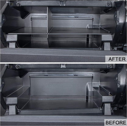Compatible with Toyota Tacoma Glove Box Dividers Organizer 2016 2017 2018 2019 2020 2021 2022 2023 Accessories - OMOTOR
