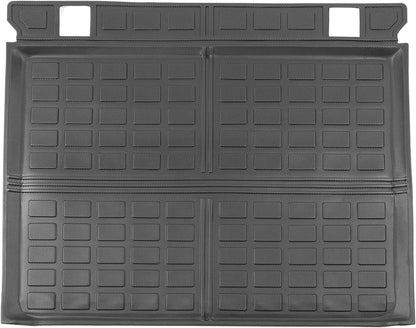 Trunk Mat Backrest Mat Compatible with 2010-2024 Toyota 4Runner 5-Seater Cargo Mat Backrest Mat Replacement for 10-23 4Runner Accessories (Only Fit W/O Sliding Tray) (Cargo Mat+Backrest Mat) - OMOTOR