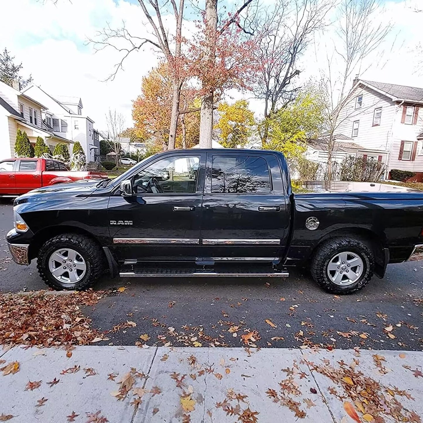 6 Inches Running Boards for 2009-2018 Dodge Ram 1500 Crew Cab(Including 2019-2023 Classic)/10-24 Ram 2500/3500, Running Boards & Steps for A Dodge Ram 1500