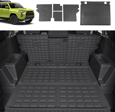 Trunk Mat Backrest Mat Compatible with 2010-2024 Toyota 4Runner 5-Seater